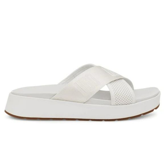 UGG Women's Emily Mesh Slide Sandals - White 6.5M - Picture 4 of 8